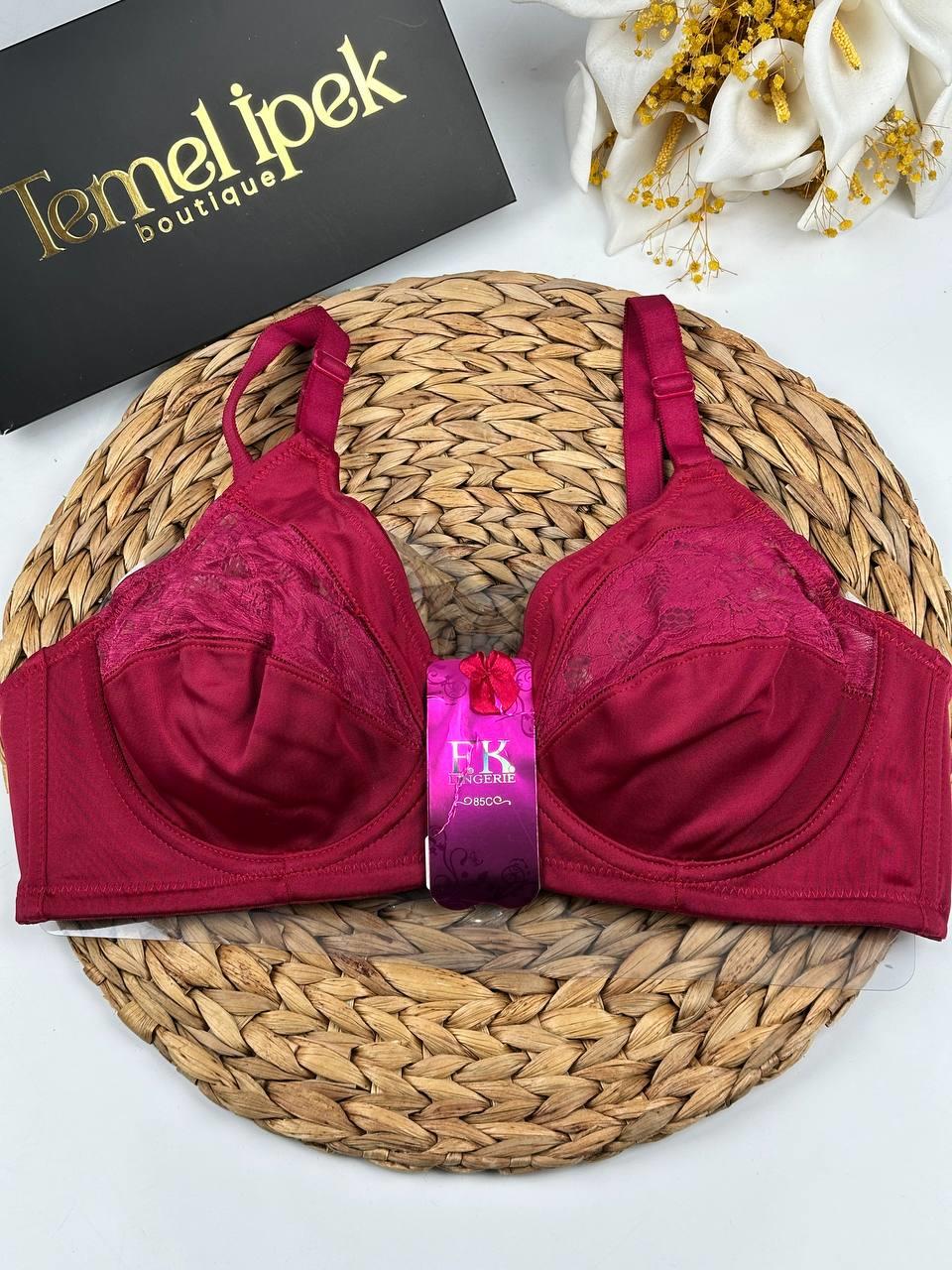 F.K. - Dantelli Balenli Toparlayıcı C Cup Sütyen 7044