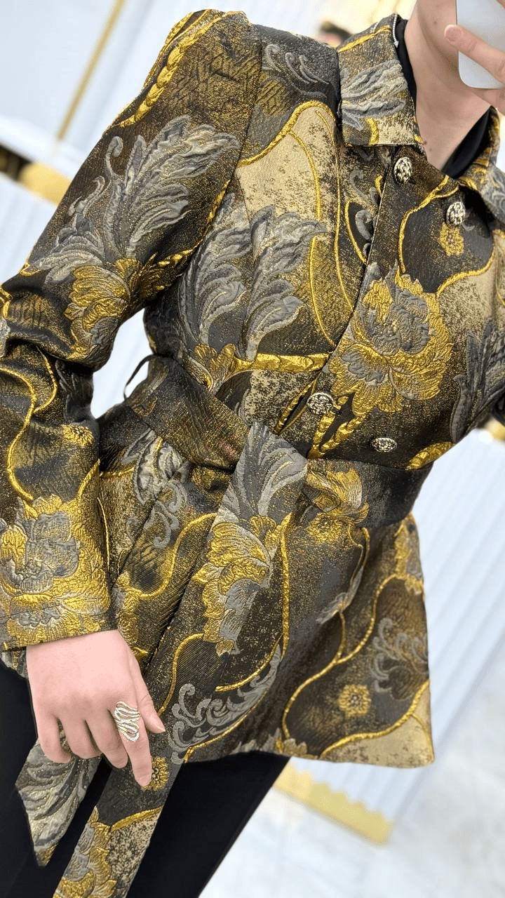 Jakarlı Brokar Ceket 26YCKT3610