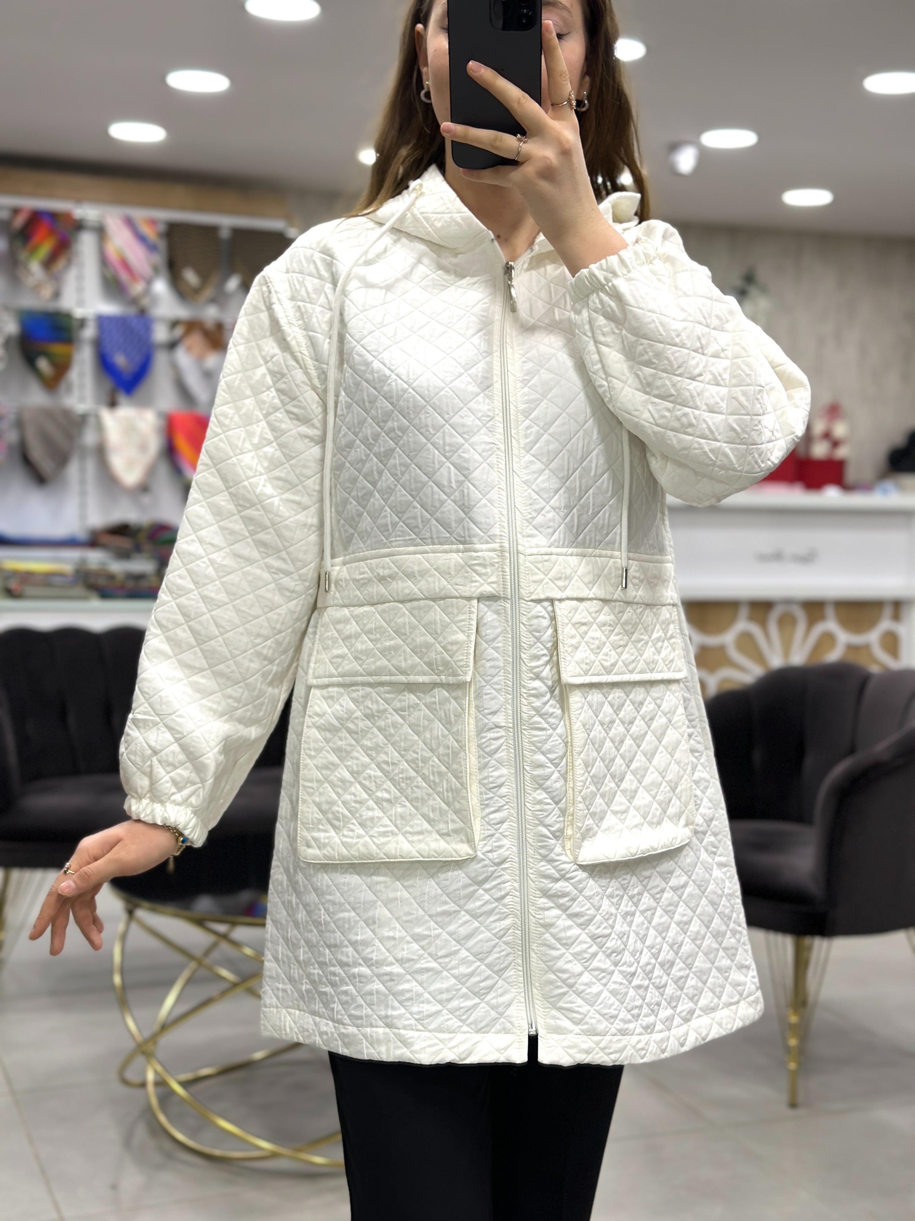 Kapüşonlu Kapitone Kap 1150