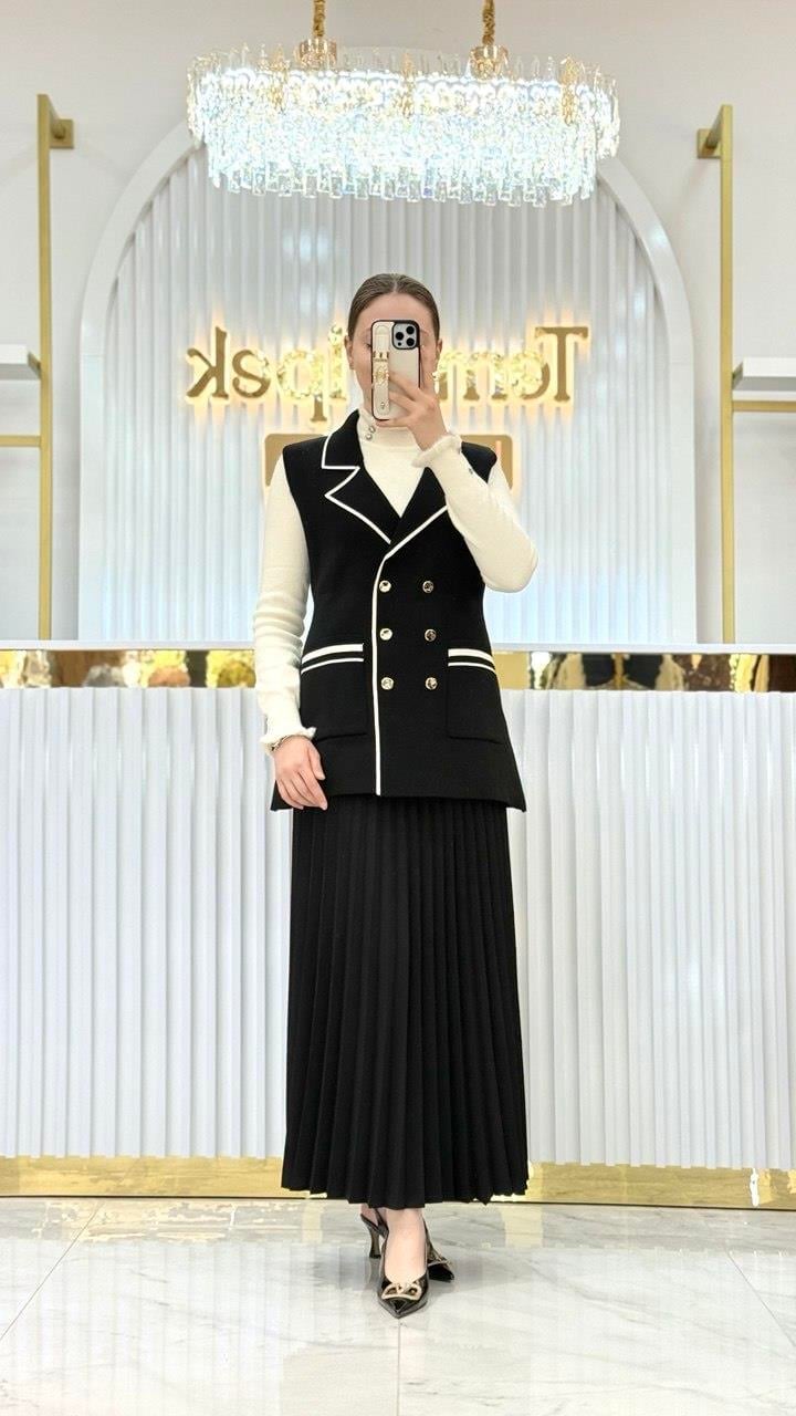 Kurvaze Blazer Yelek 140409