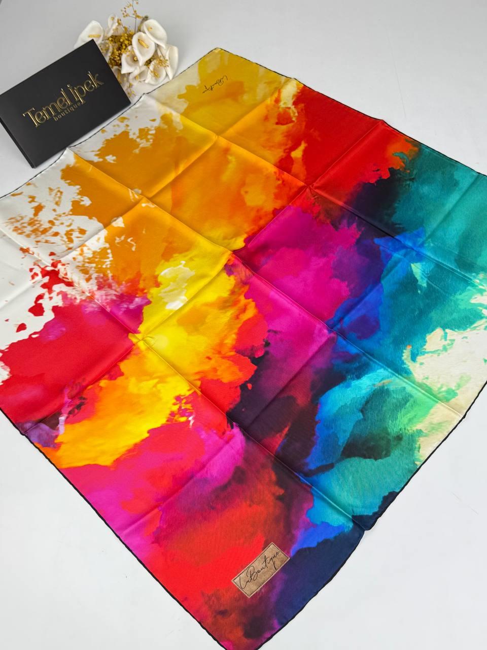 La Boutique - Sonbahar Kış Twill İpek Eşarp 2178