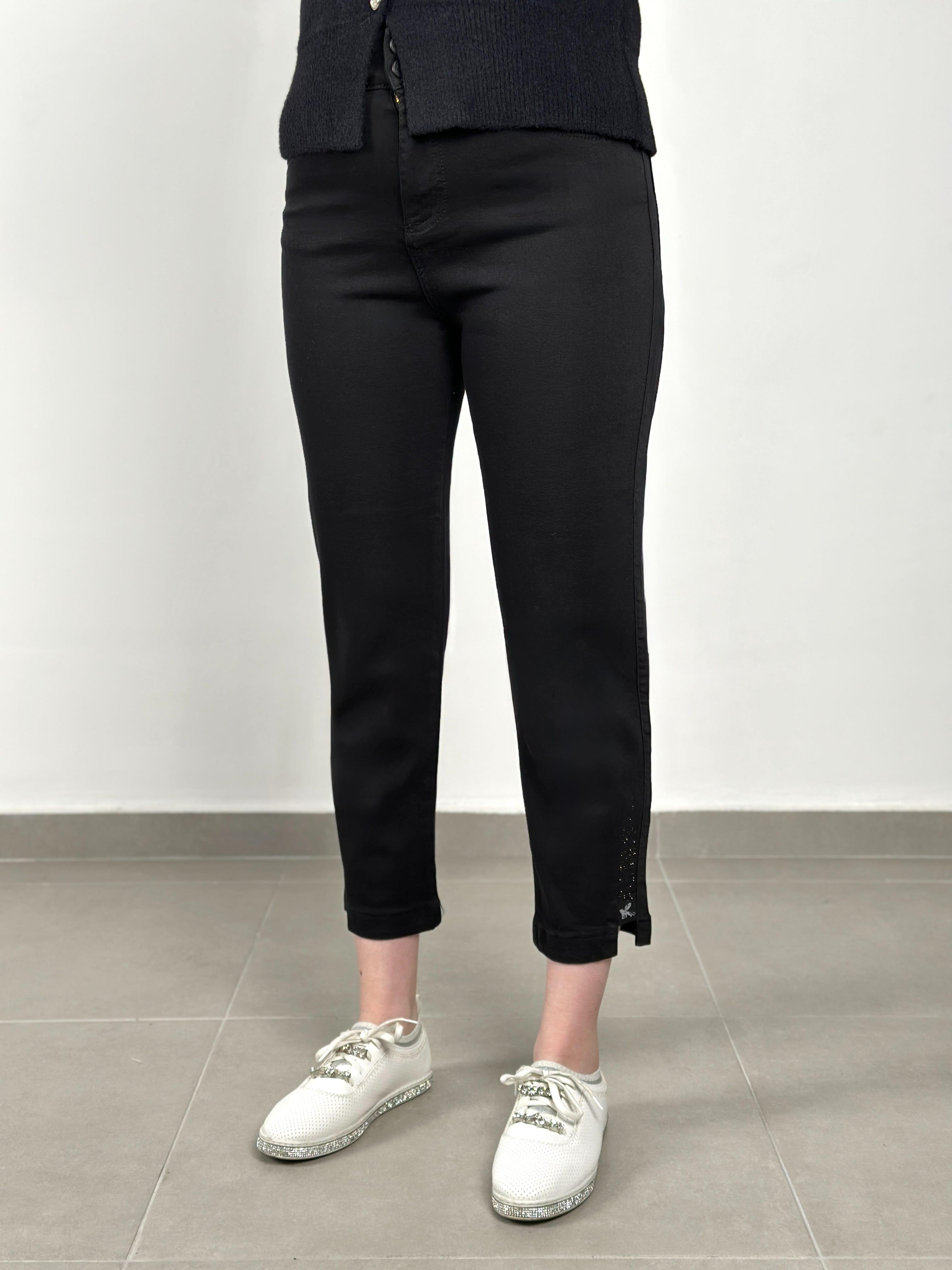 La Carte Jeans - Taşlı Beli Lastikli Mom Jean 6026
