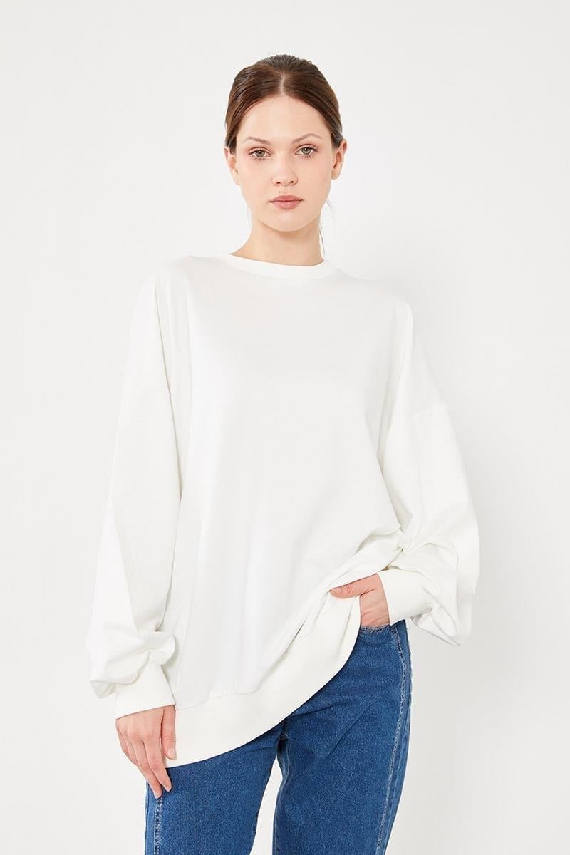 Levidor - Bisiklet Yaka Oversize Sweat 270028