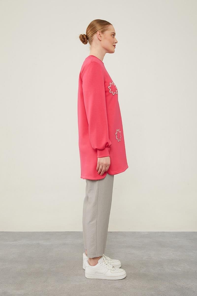Levidor - Çiçek Nakışlı Sweat 270088