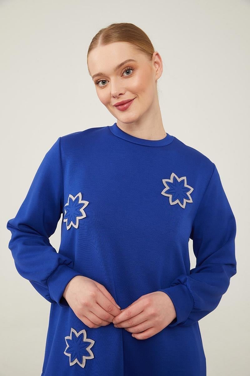 Levidor - Çiçek Nakışlı Sweat 270088