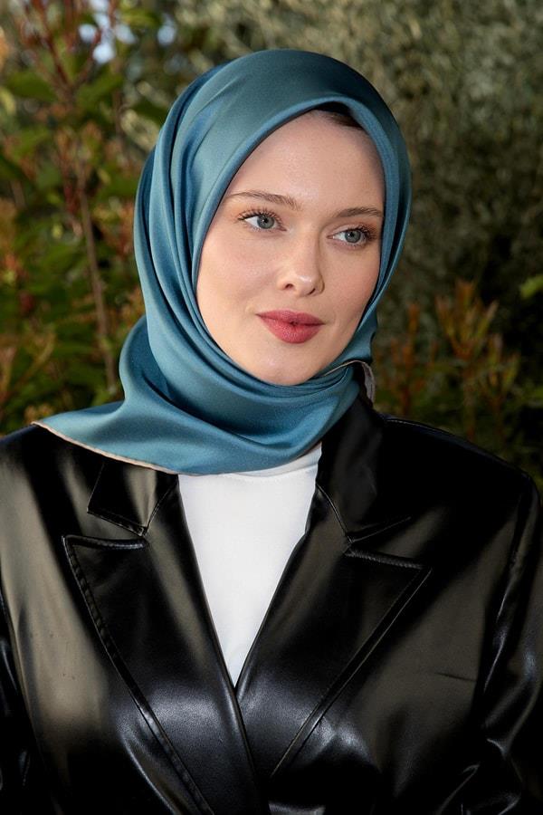 Levidor - Çift Taraflı Twill İpek Eşarp 11869