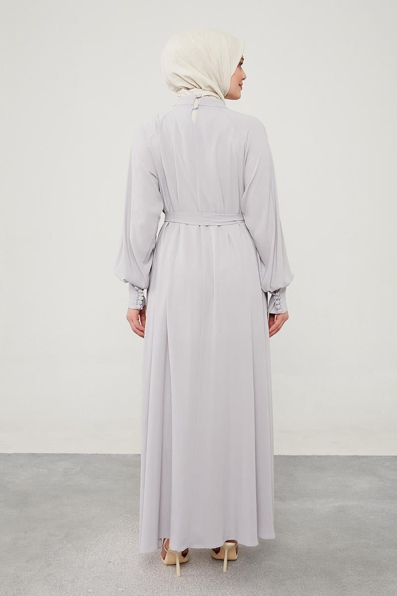 Levidor - Kloş Reglan Kol Medine İpeği Elbise 330104