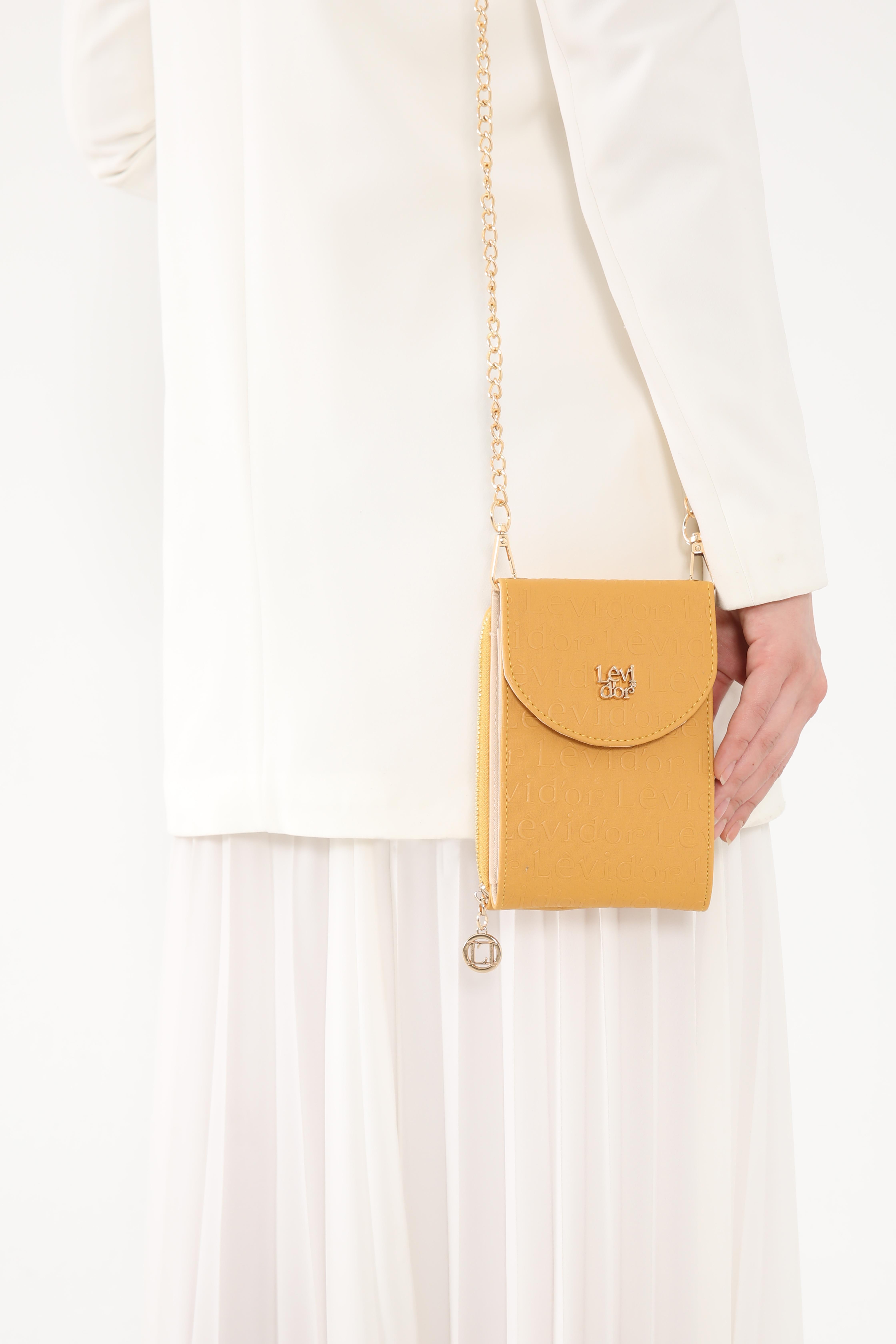 Levidor - Monogram Baskılı Cüzdan Çanta LVSS2291007
