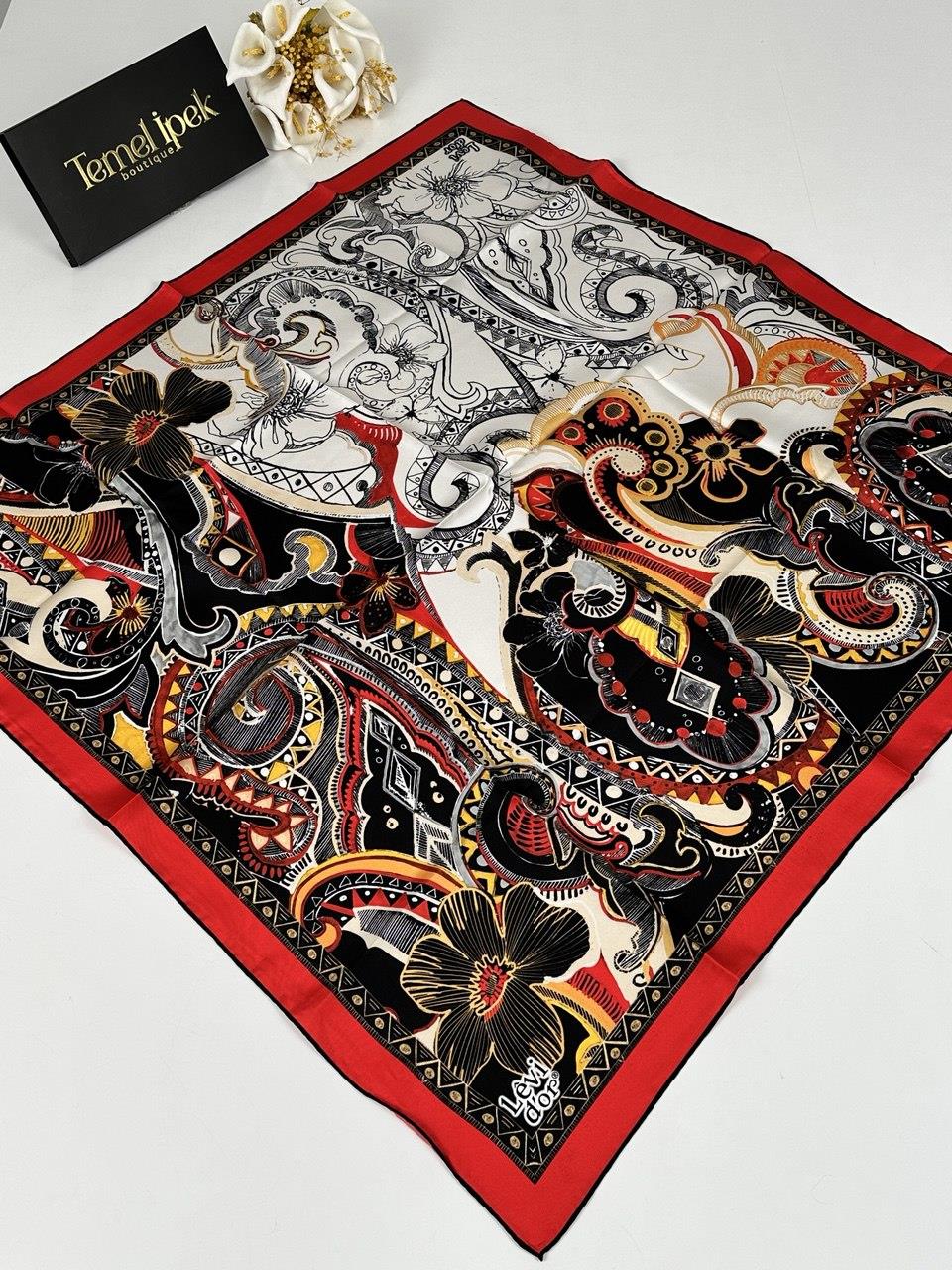 Levidor - Twill İpek Eşarp 01510