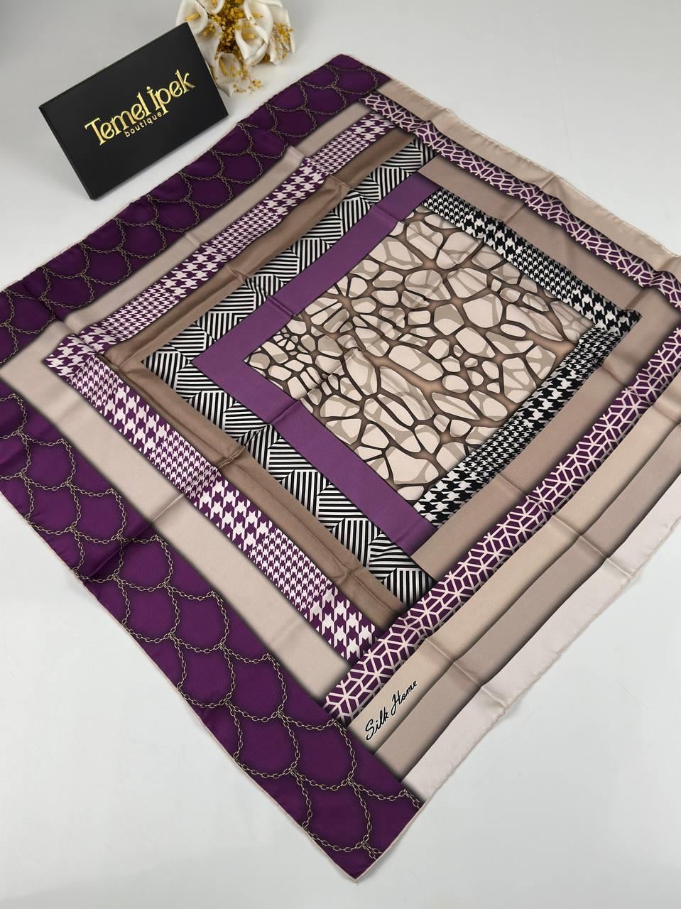 Silk Home - Twill İpek Eşarp 01157