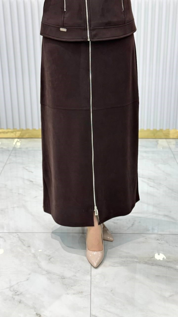 Süet Etekli Takım 03390