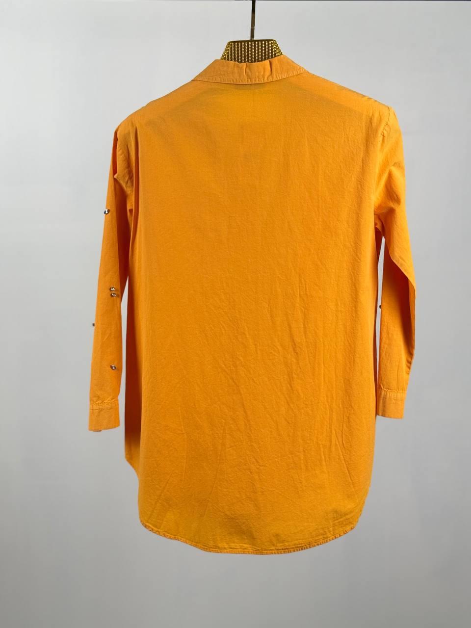 Taşlı Gabardin Gömlek Tunik 6913