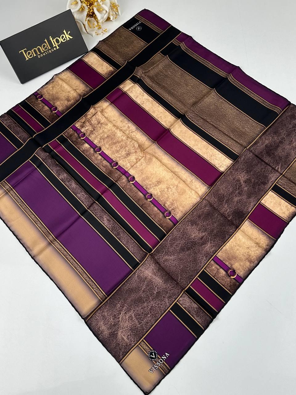 Vissona - Twill İpek Eşarp 03144