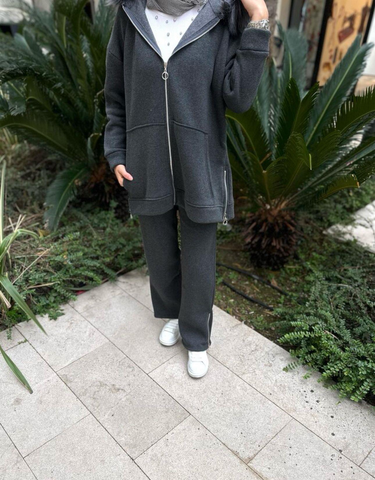 Look Luxe Takım Gri