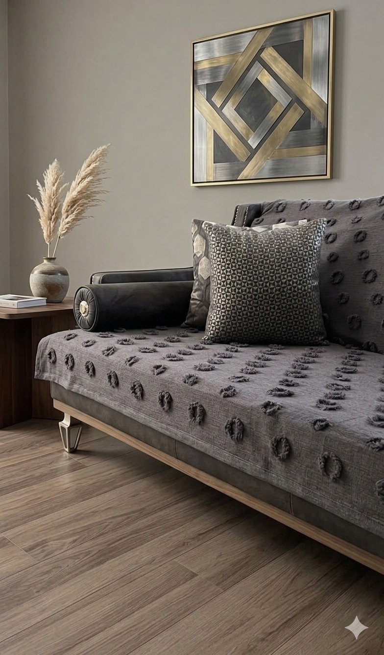 PONPON MODEL KOLTUK ÖRTÜSÜ 170*240