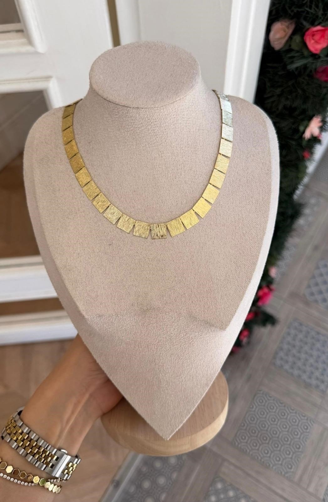 Lazer Kesim Kare Plaka Kolye