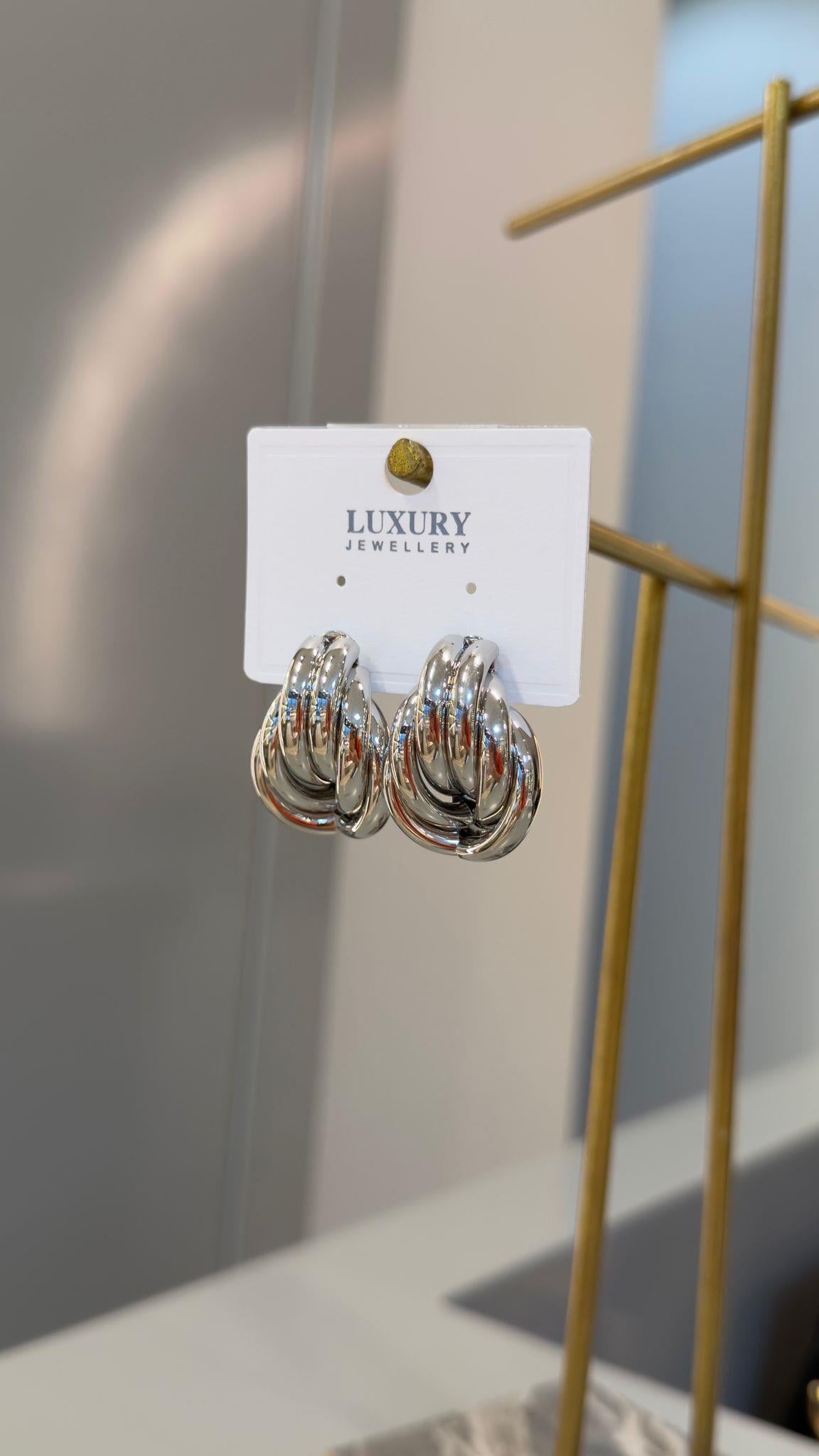 Marka Model Silver Küpe