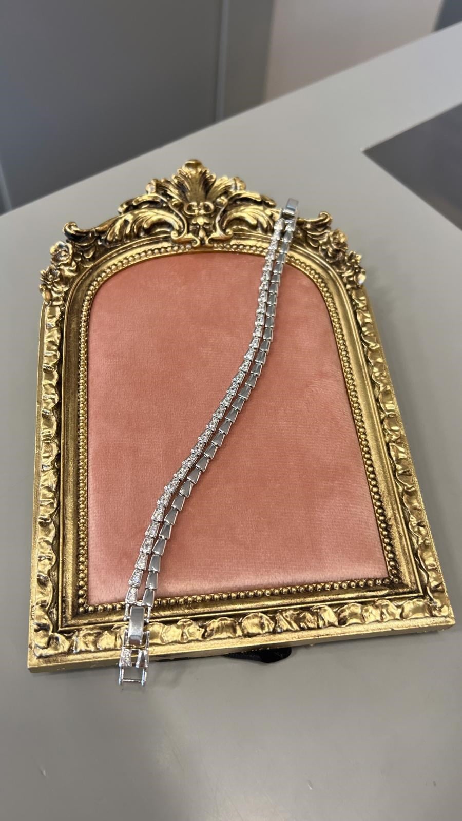 Marka Model Taşlı - Taşsız Çift Detaylı Silver Bileklik