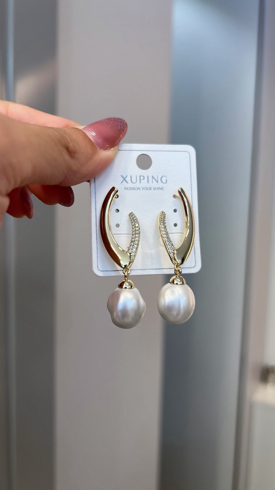 Özel Seri 14K Sallantılı İnci Küpe