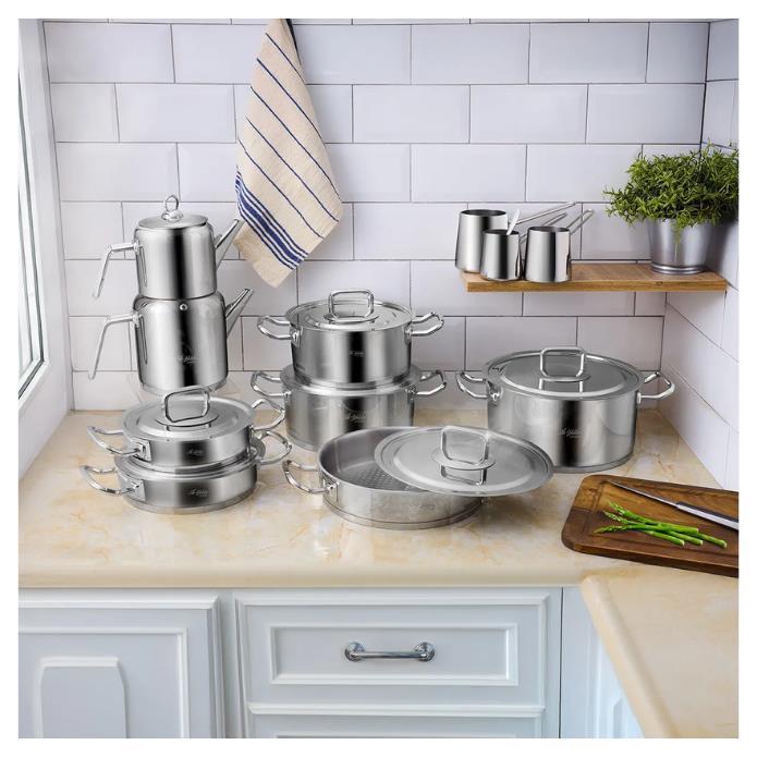 ArYıldız Vento Prestige Steel Kapak (Çelik Kapak) 20 Parça İdeal Set