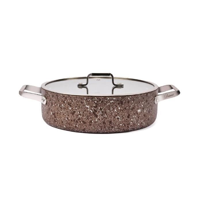 Brioni Stone Age Terra 24 Cm Basık Tencere