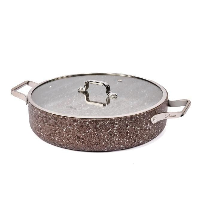 Brioni Stone Age Terra 32 Cm Basık Tencere 