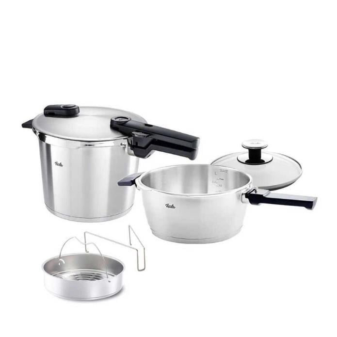 Fissler Vitaquick Premium Düdüklü Set 3.5+6 L With İnsert