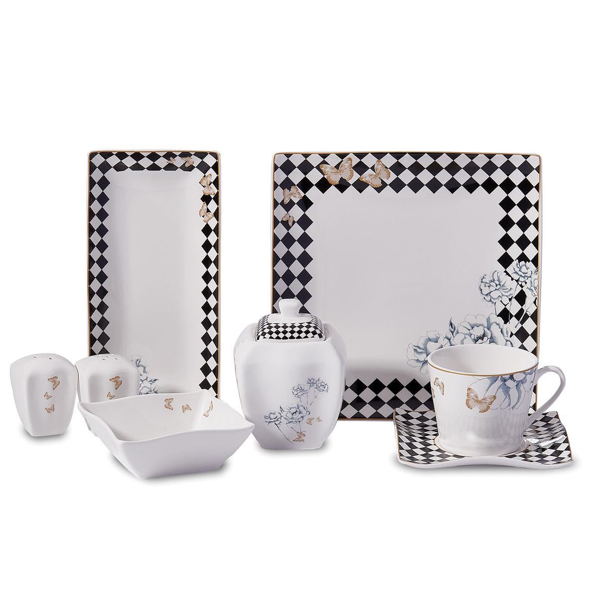 Korkmaz Link Coll. 28 Parça Kahvaltı Takımı (Kare) A8573