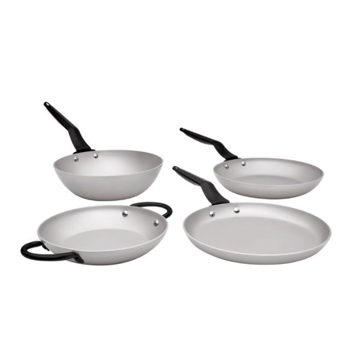 PierreCardin Vilma Gri 4 Lü Tava Seti 