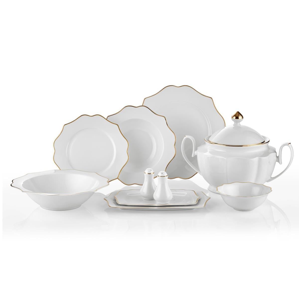 Royal London Diana Gold 60 Parça Yemek Takımı