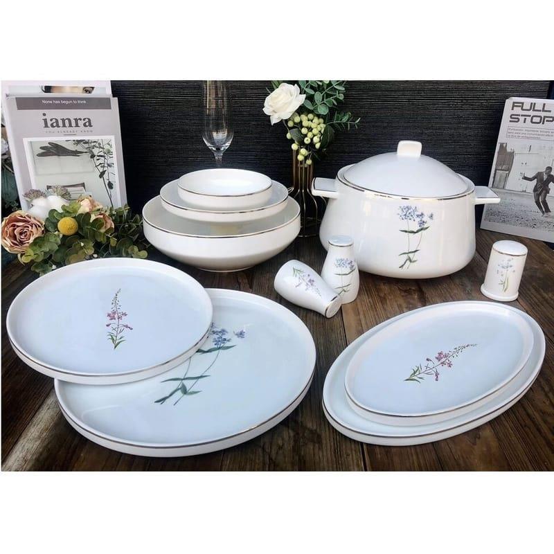 Royking Flora 60 Parça Bone Chına Yemek Takımı DSN 041