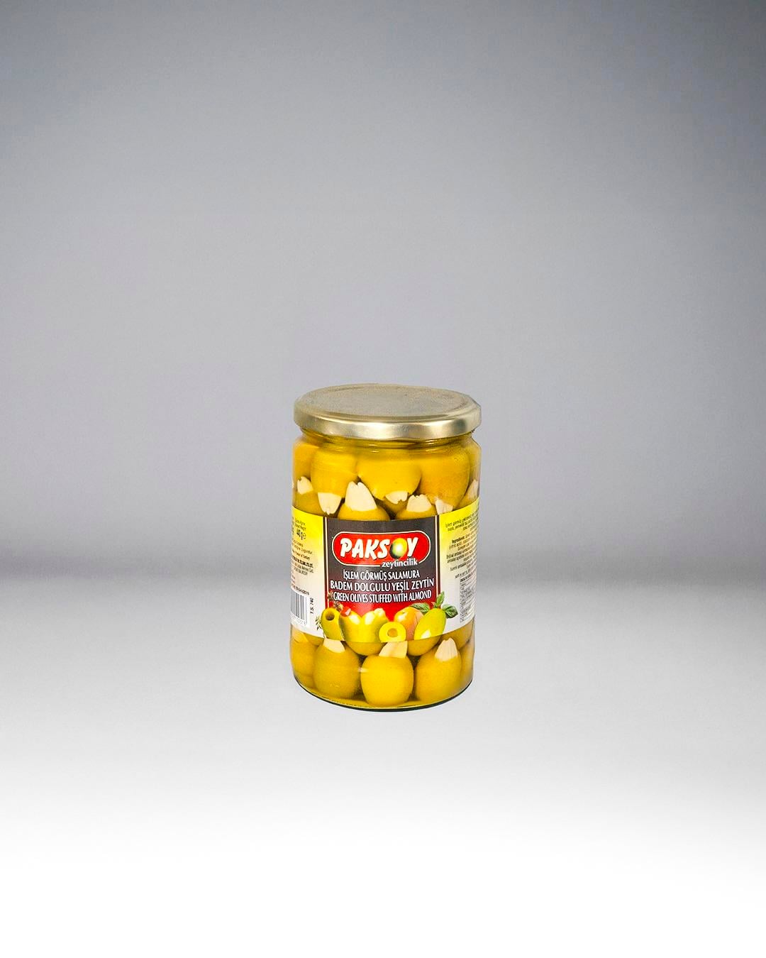 Badem Dolgulu Yeşil Zeytin