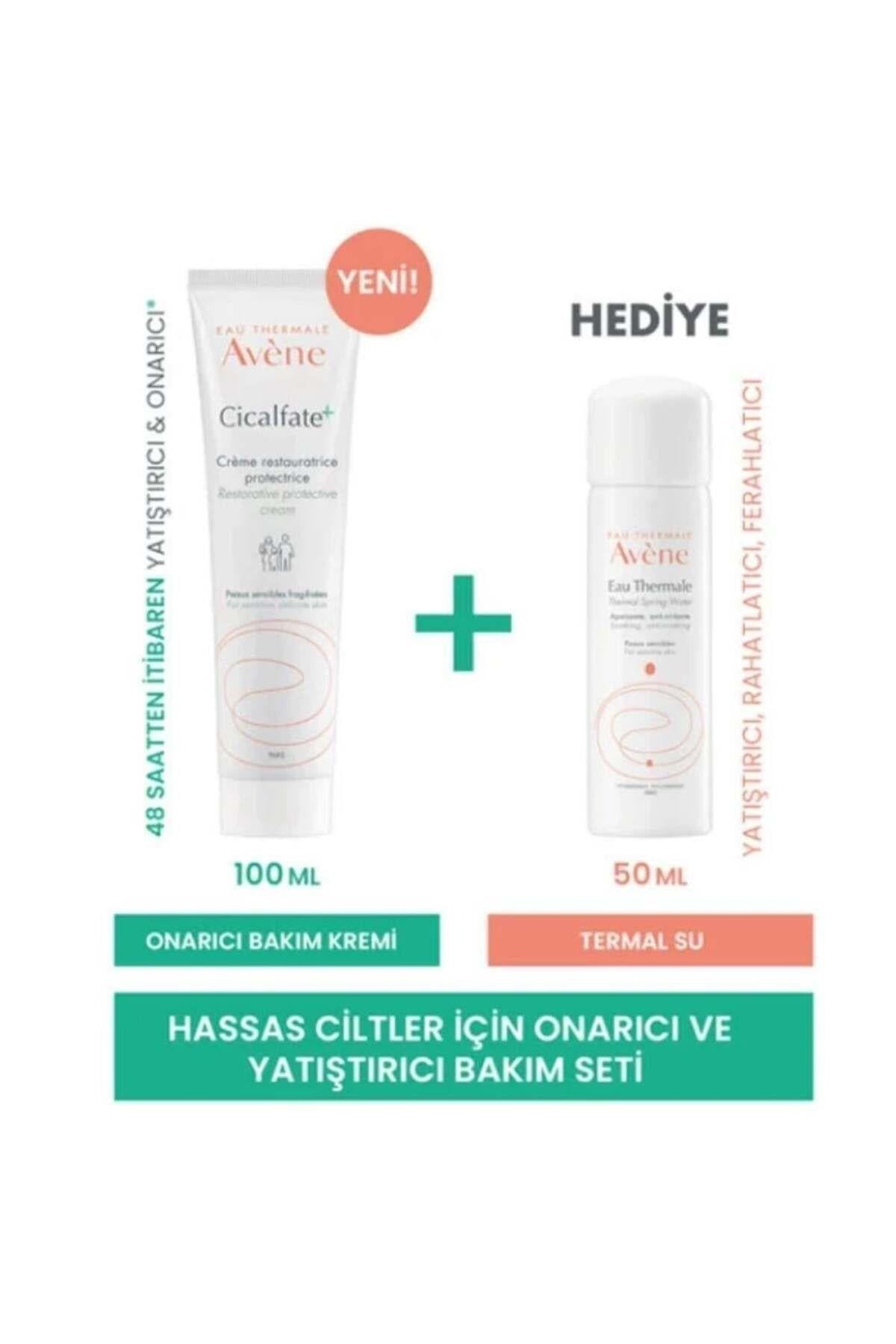 Avene Cicalfate Protective Bakım Kremi 100ml & Termal Su 50ml 