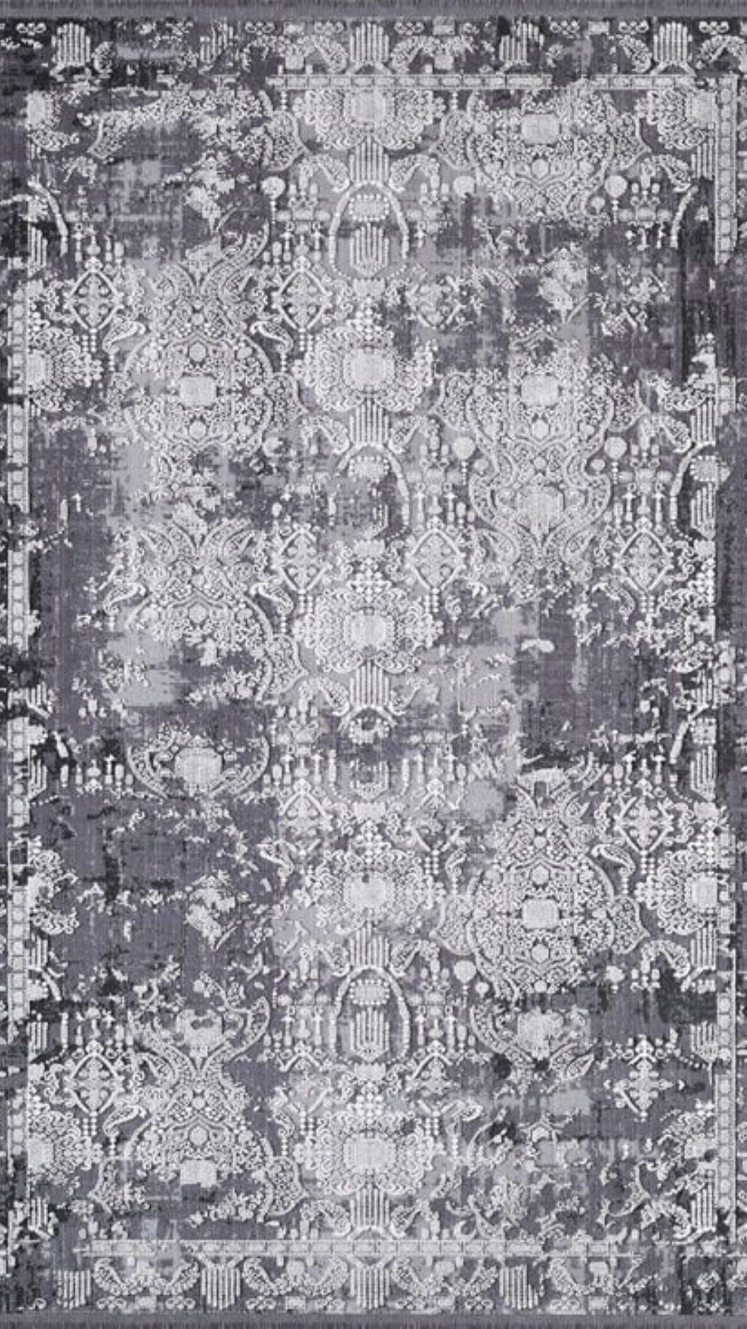 By Özer Halı Antrasit Renk Gri Bordürlü Modern  Artemis Halı İnspiration 0651T Salon Halısı