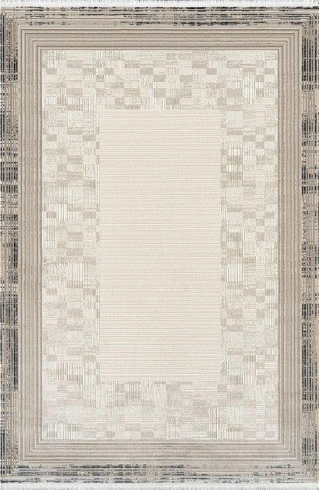 By Özer Halı Bej Akrilik İplik Modern Stil Beverly BF04A Salon Halısı