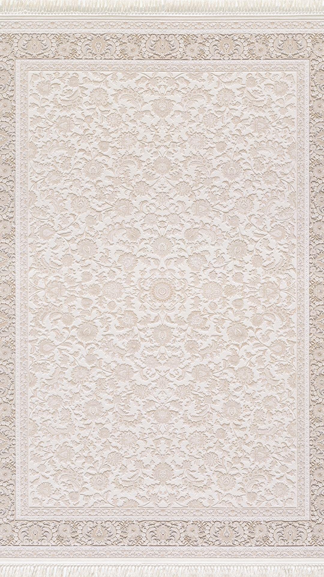 By Özer Halı Bej Renk Bordürlü Klasik Stil Artemis Halı Palace 05201E Salon Halısı