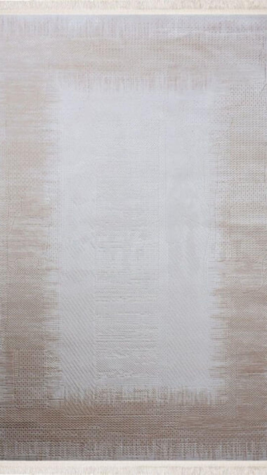 By Özer Halı Bej Renk Kahve Bordürlü Modern Stil Nexus Halı Rönesans 9195A Salon Halısı