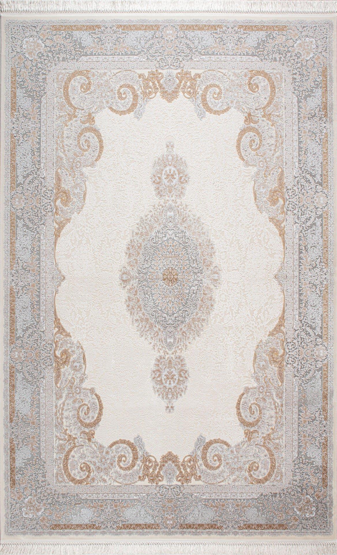 By Özer Halı Gold Kemik Renk Bordürlü Klasik Stil Artemis Halı Palace 05209E Salon Halısı