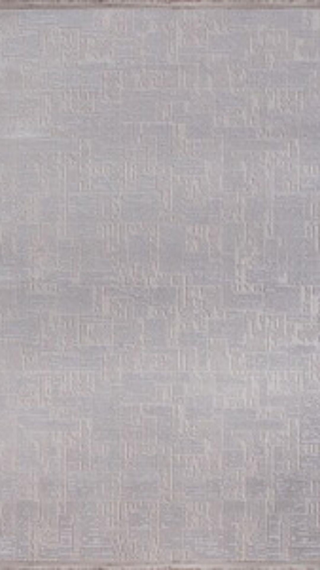 By Özer Halı Gri Renk Desenli Modern Stil Pigment Halı Loda LD06  Salon Halısı