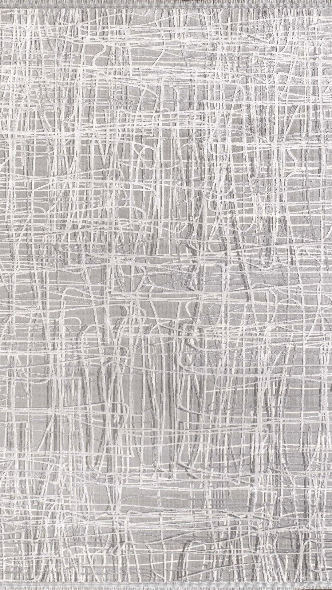 By Özer Halı Gri Renk Krem Desenli Modern Stil Artemis Halı Emma 09764E Salon Halısı