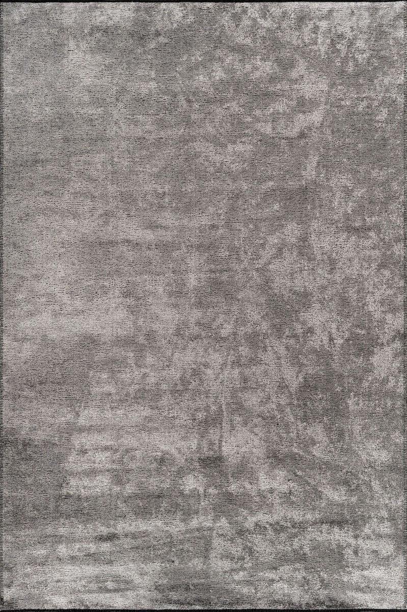 By Özer Halı Gri Renk Sade Tasarım Modern Stil Kilim Royal Halı Alanis QG04A Salon Halısı