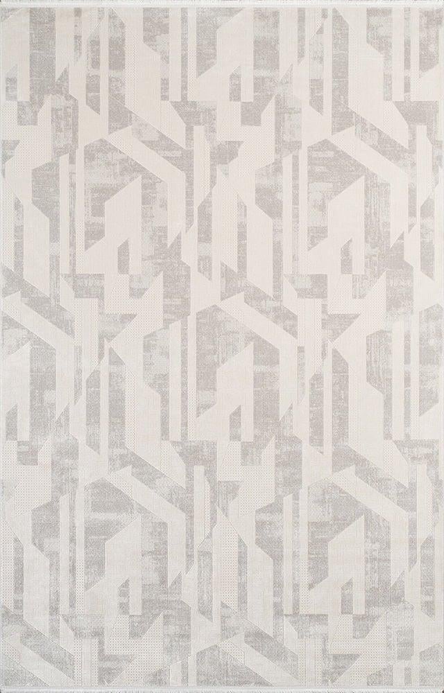 By Özer Halı Krem Gri Renk Geçişli Modern Stil Pierre Cardin Halı Pierre Zen HG15A Salon Halısı