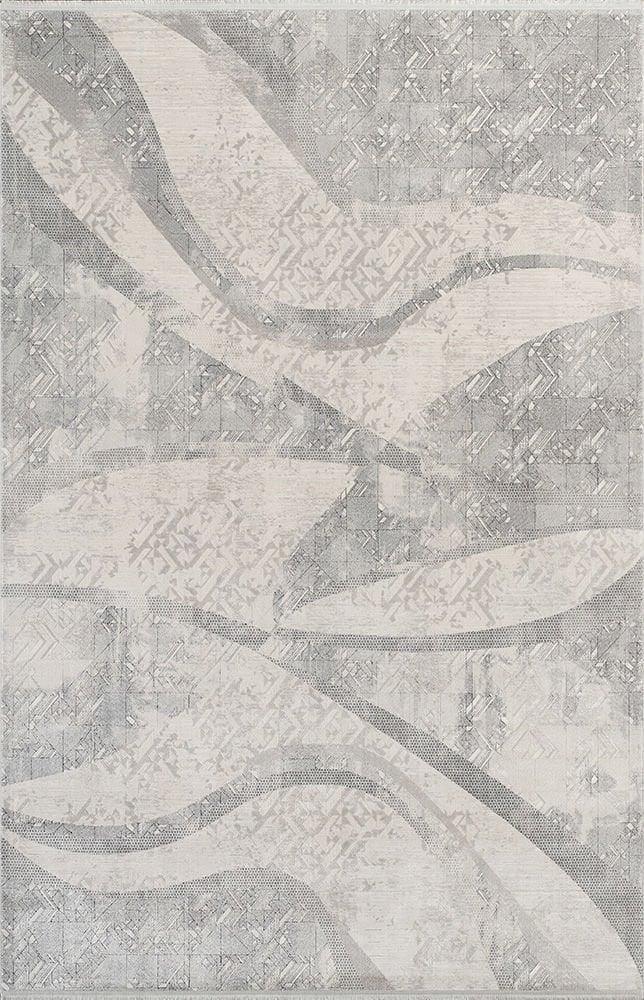By Özer Halı Krem Gri Renk Geçişli Modern Stil Pierre Cardin Halı Pierre Zen HG05A Salon Halısı