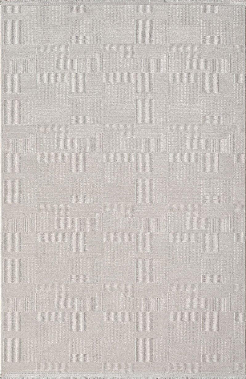 By Özer Halı Krem Renk Sade Modern Stil Royal Halı Arles FJ02A Salon Halısı