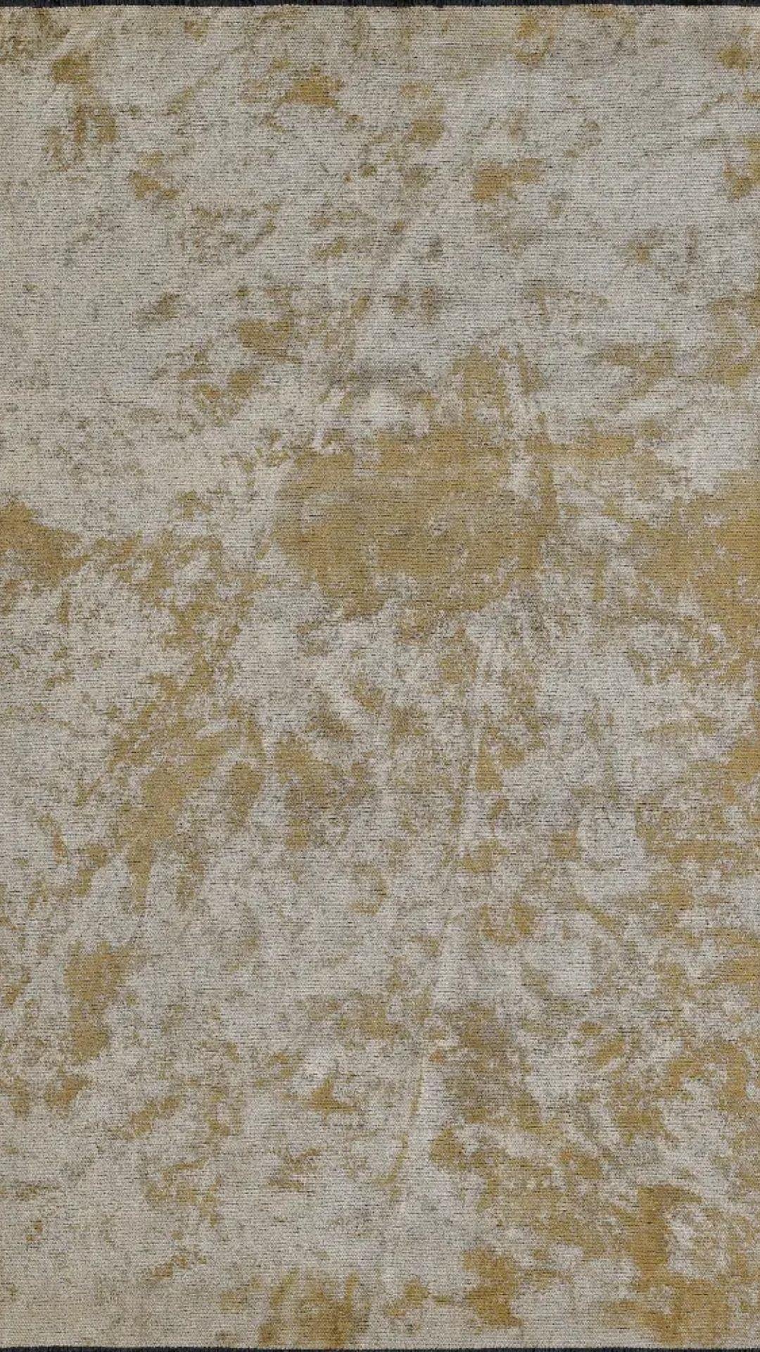 By Özer Halı Sarı Renk Bohem Tarz Modern Tasarım Majolika Halı İkon IK00C Kilim
