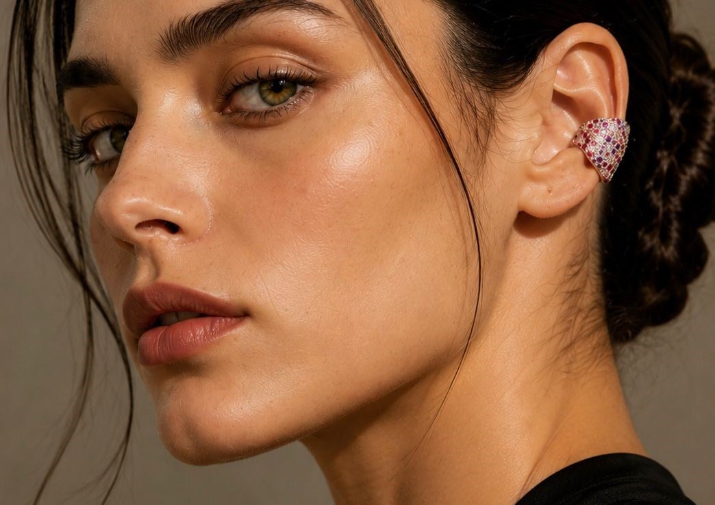 Color Taslı Ear Cuff