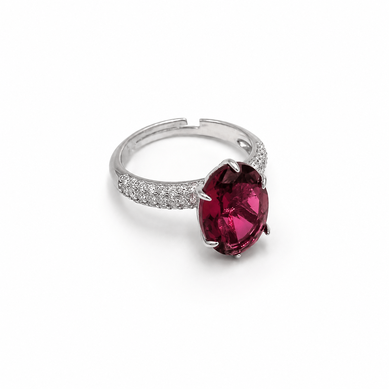 Yakut Ayarlanabilir Diamond Rings
