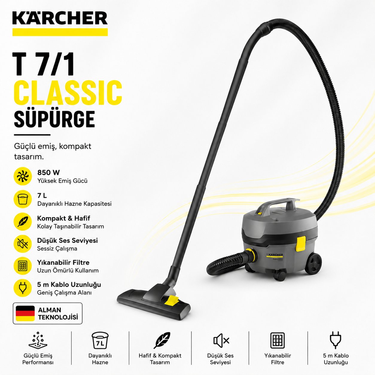  T 7/1 Classic Süpürge