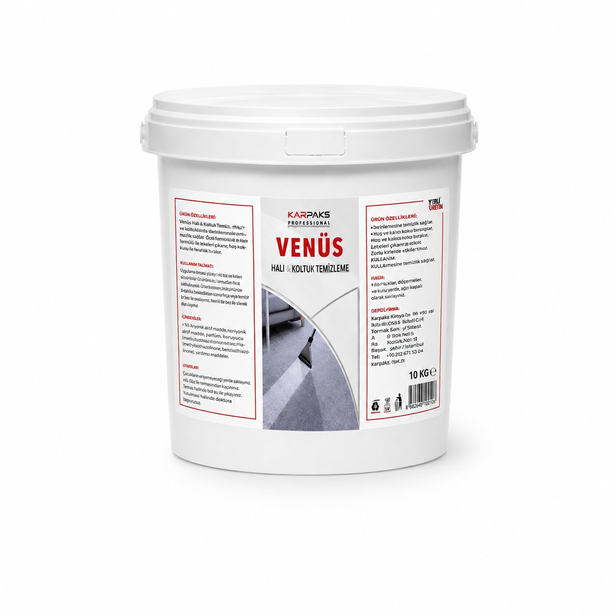 Karpaks Venüs Halı Koltuk Temizleme 10 Kg