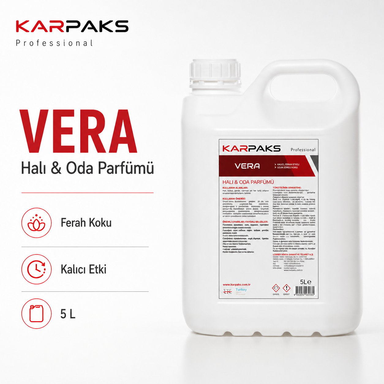 Karpaks Vera Halı ve Oda Parfümü 5 Kg